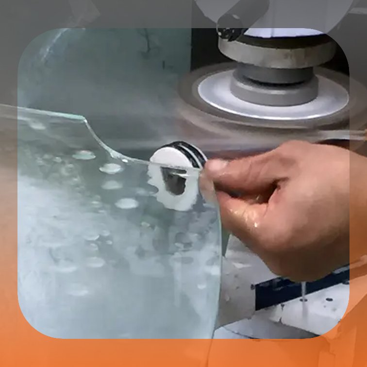 جلخ وشطف الزجاج