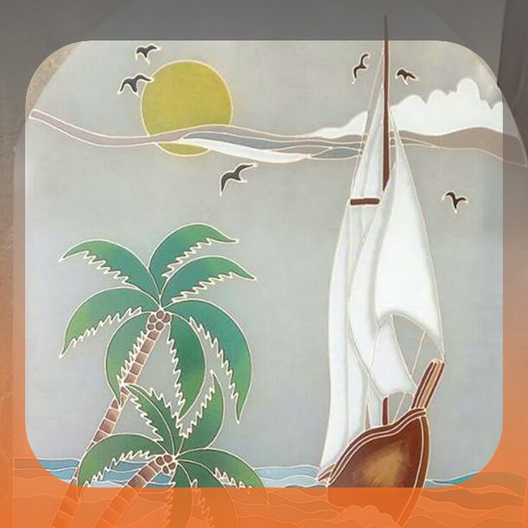 الرسم على الزجاج