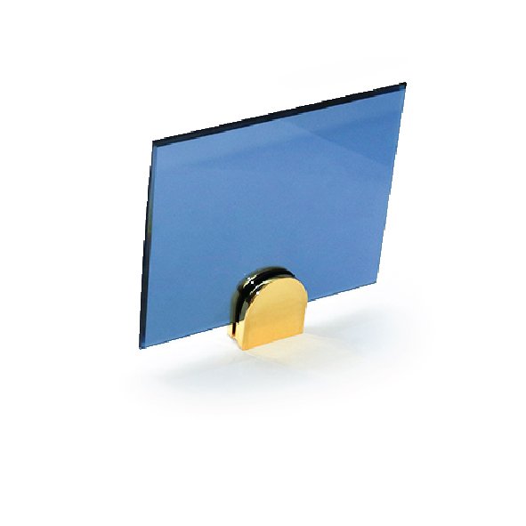 زجاج أزرق غامق