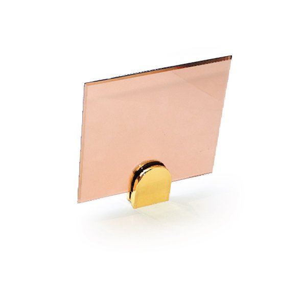 زجاج عاكس ذهبي